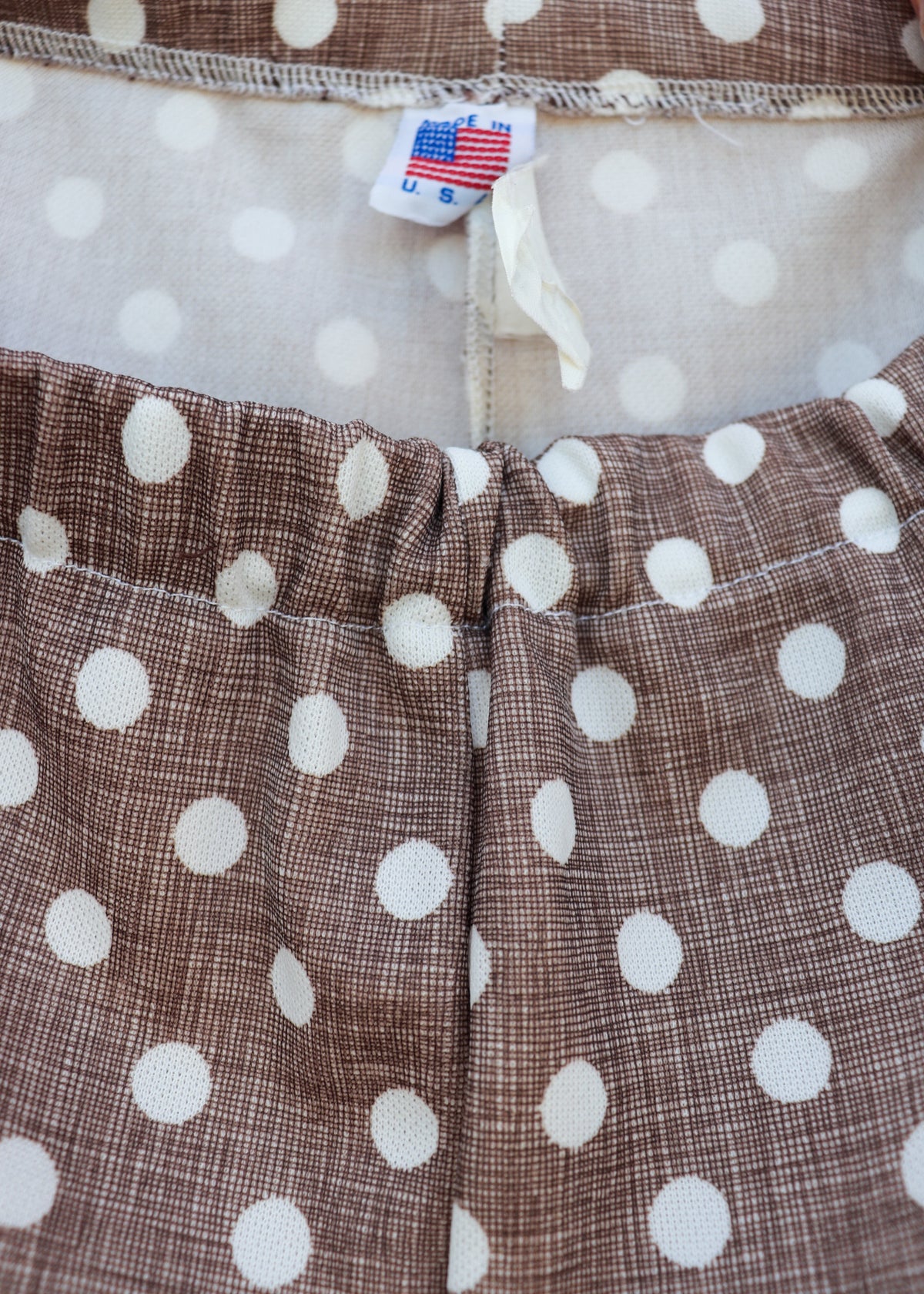 70s Polka Dot Two Piece