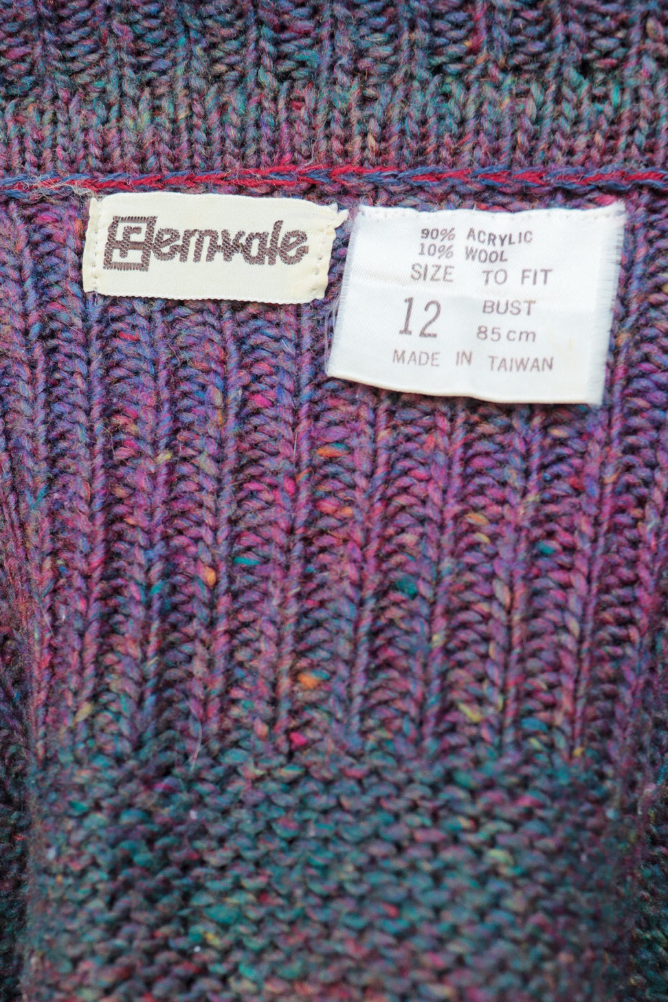 70s Purple Toned Turtleneck