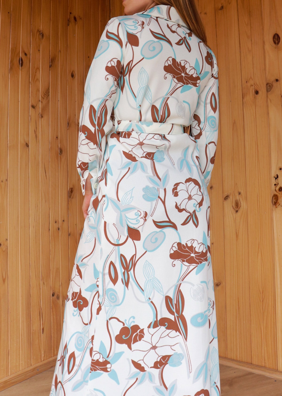 Floral Maxi Button Up Dress