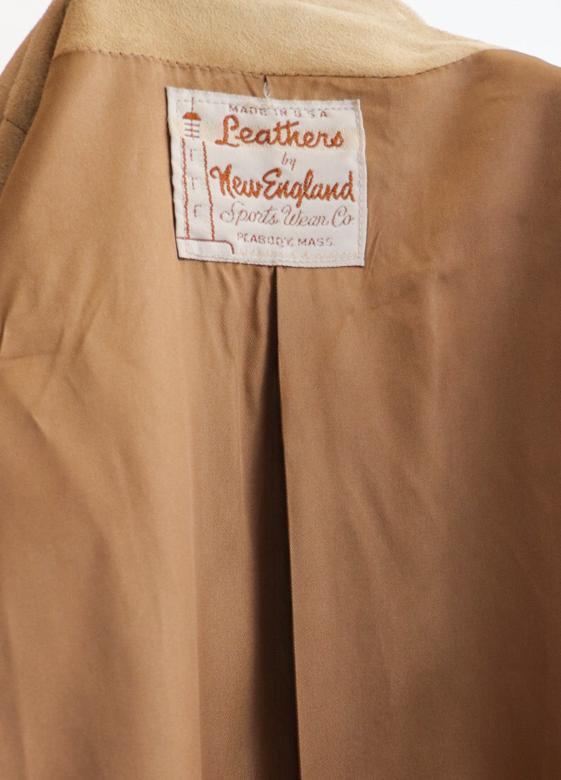 60s Camel Suede Jacket