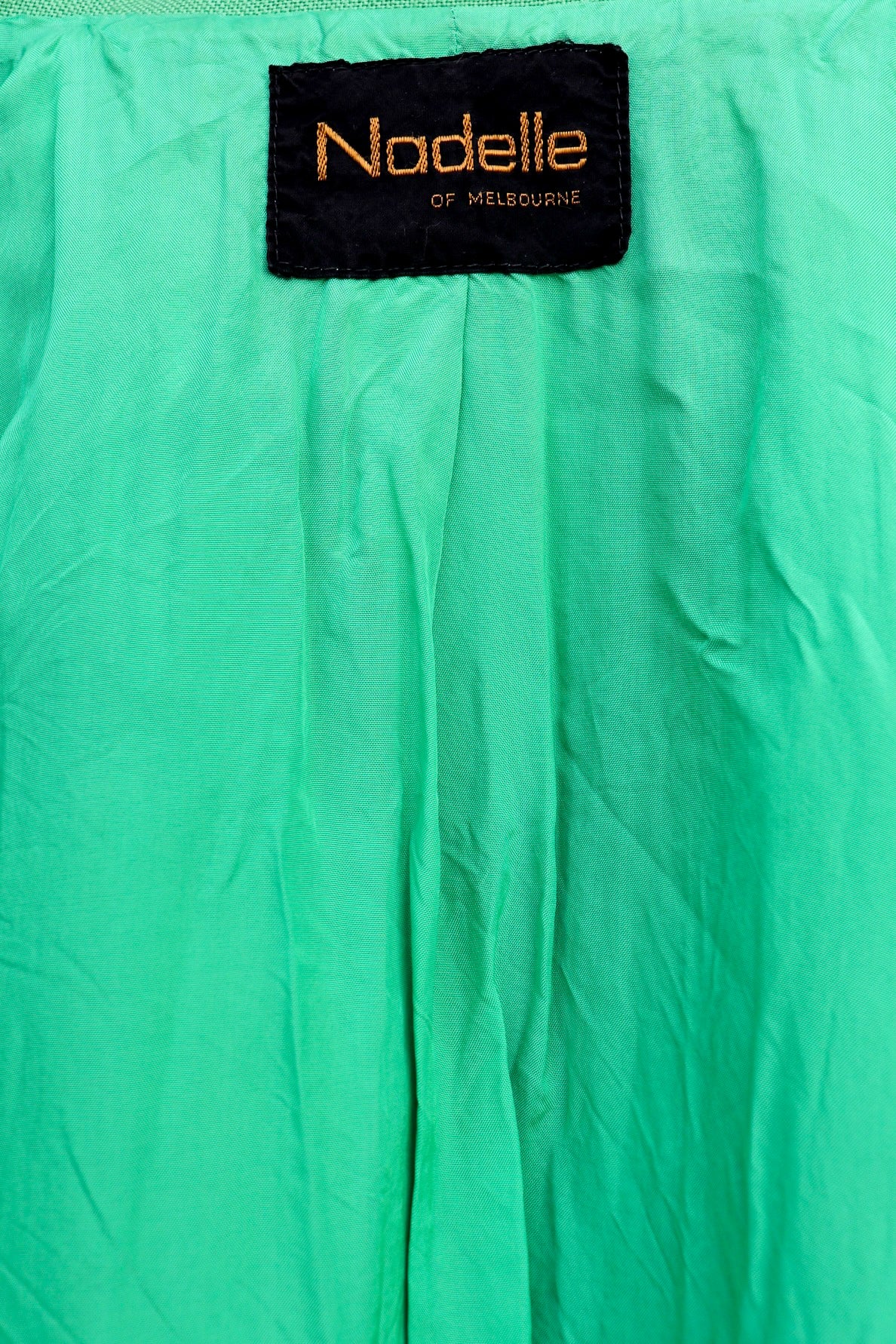 70s Green Flared Suit