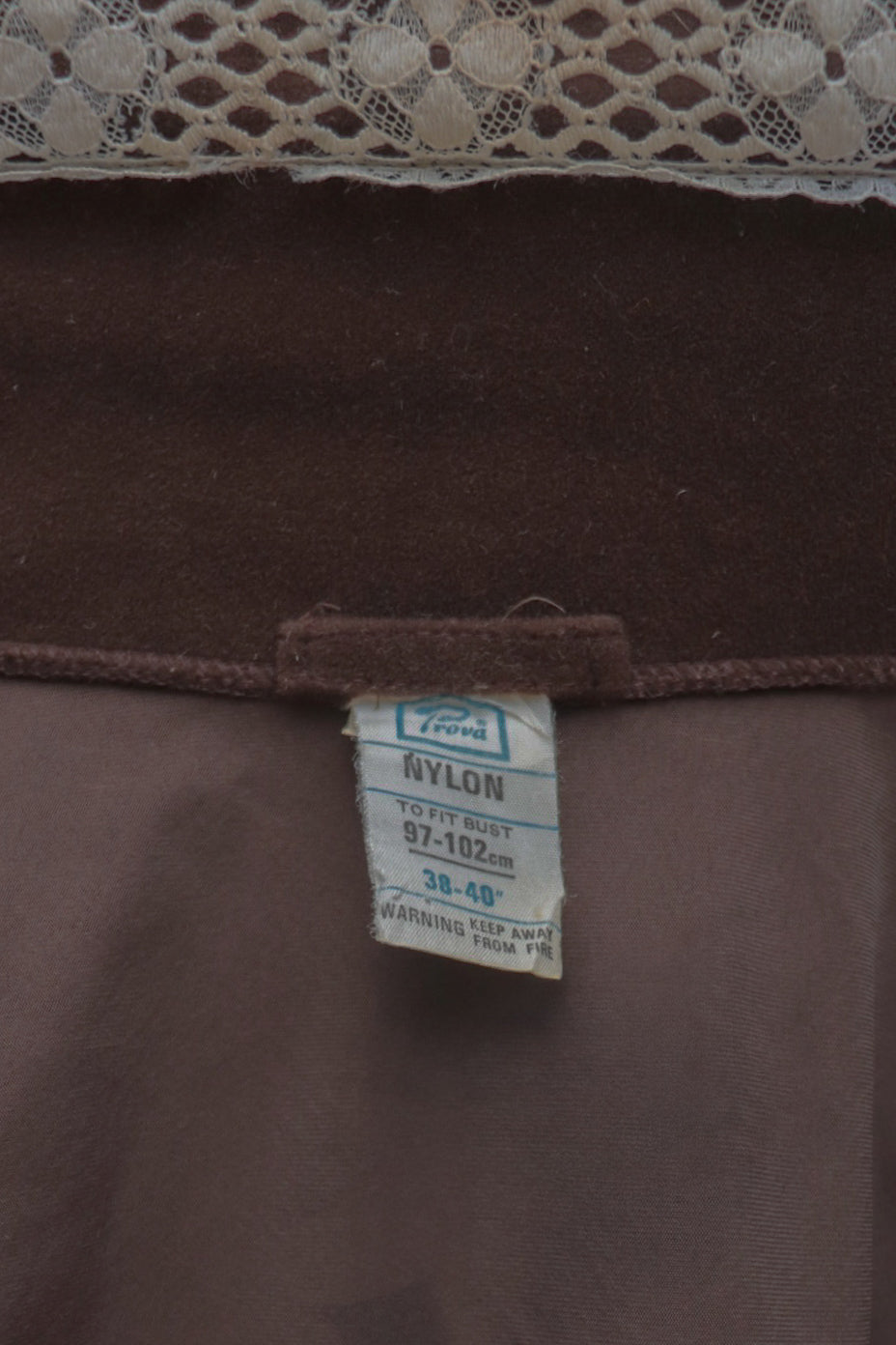 70s Velvet Prairie Overcoat