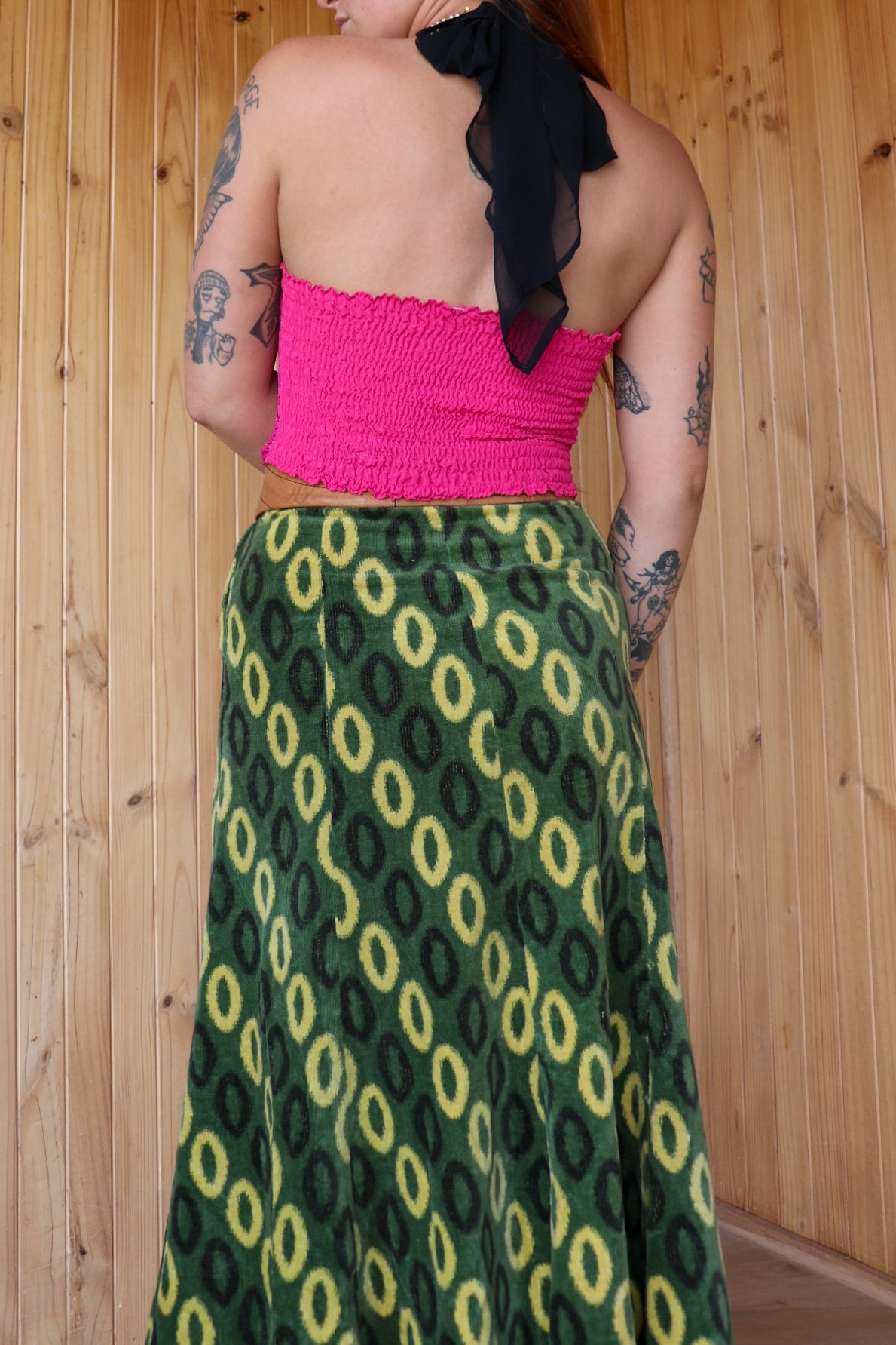 80s Cerise Corset Crop