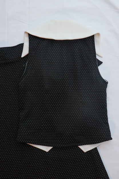 70s Polka Dot Skirt Set