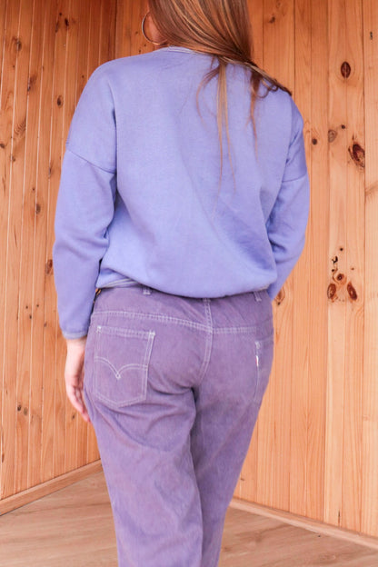 Purple Rockies Camp Sweatshirt