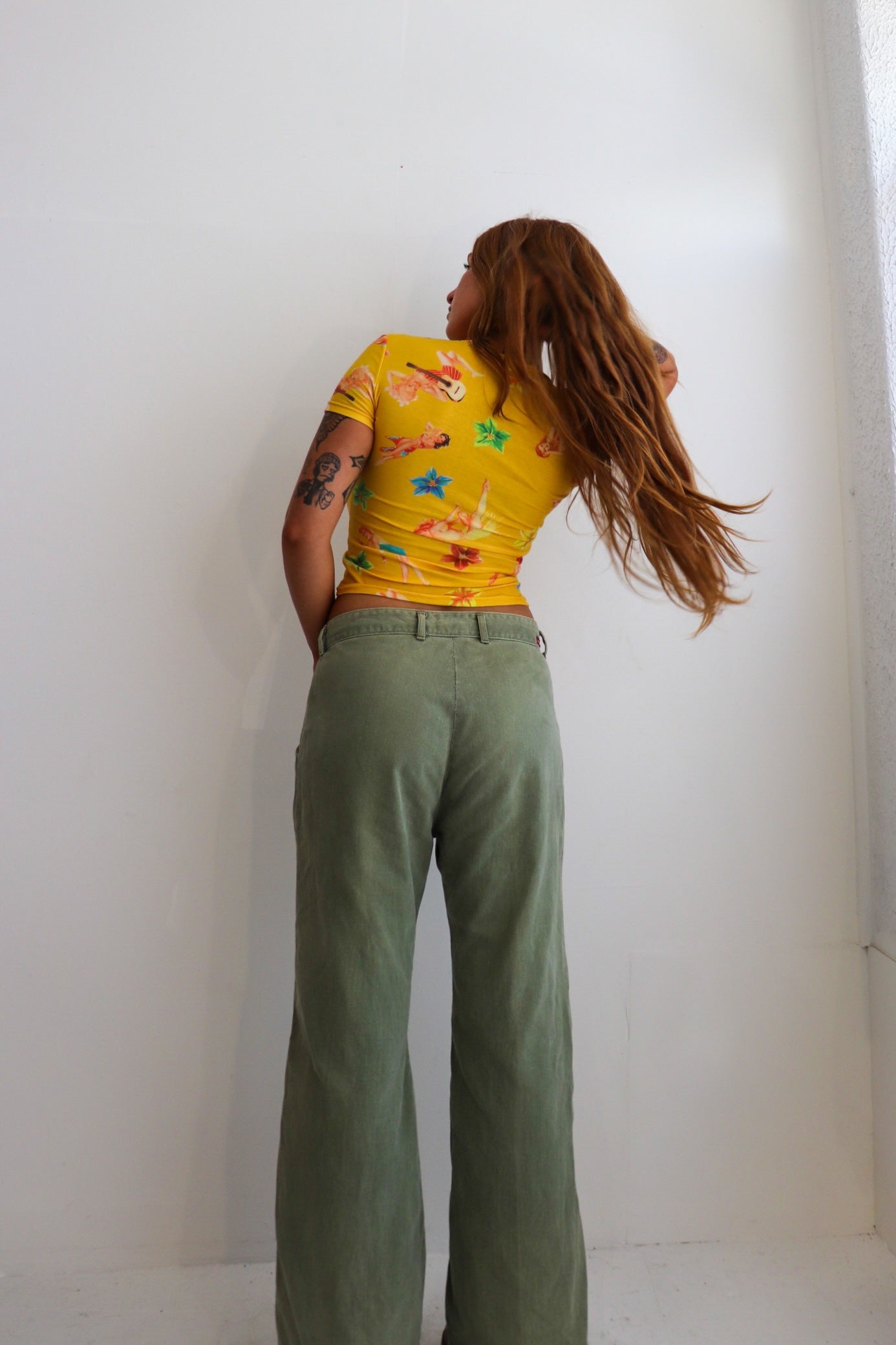 70s Khaki Amco Flares