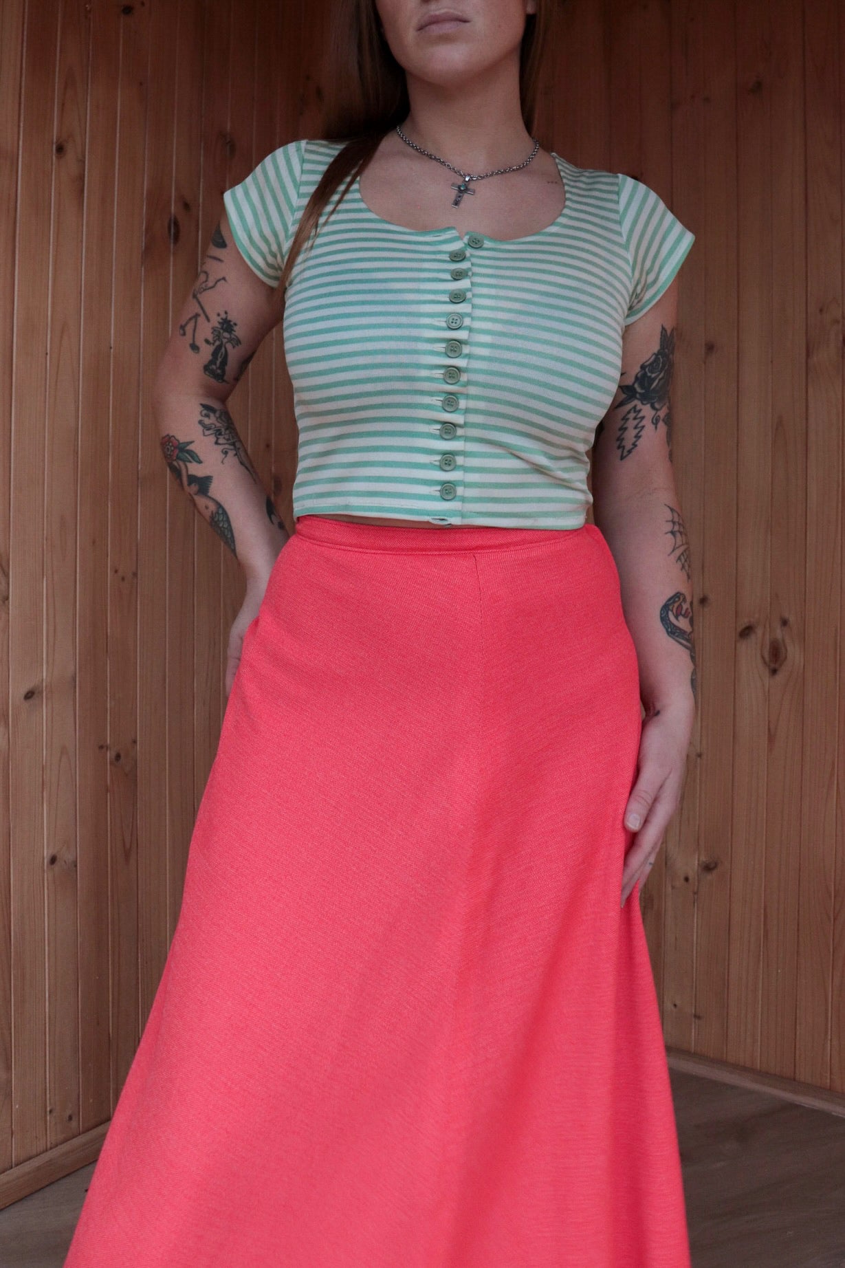70s Watermelon Maxi