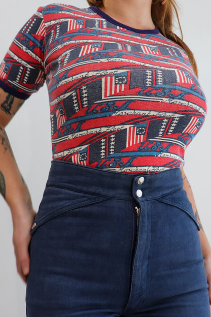 70s US Flag Tee