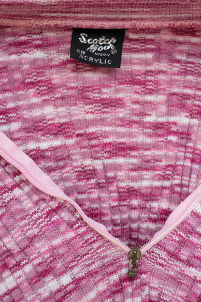 Pink Toned Knit Long Sleeve