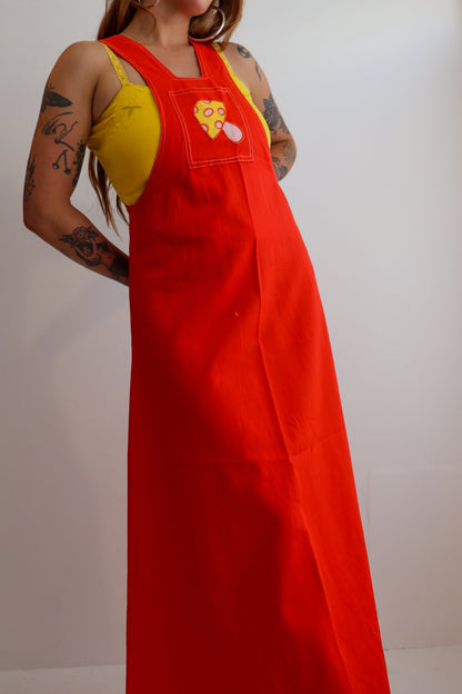 Mushroom Maxi Pinafore