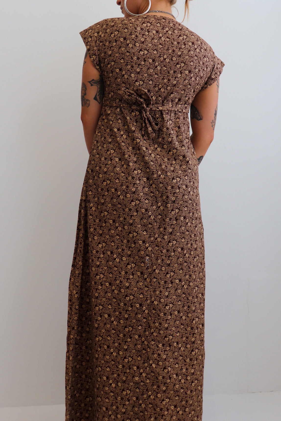 70s Brown & Cream Summer Prairie
