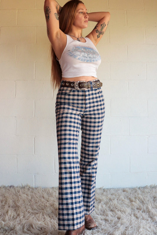 70s Tartan Levi Bootcut
