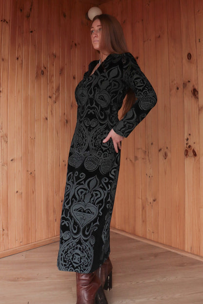 Henry Frans Black Gothic Maxi