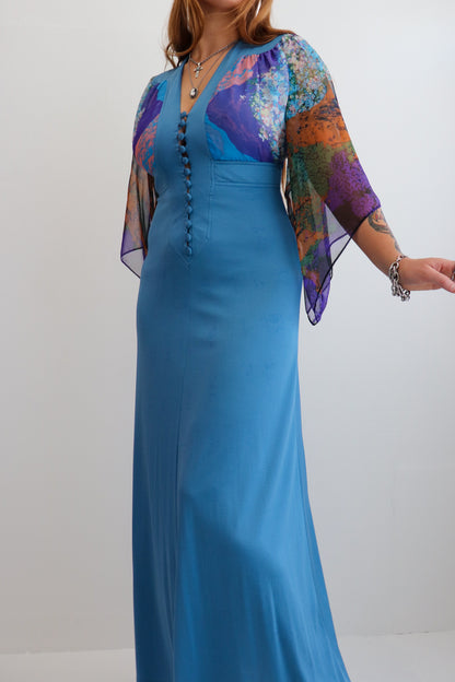 70s Butterfly Wing Maxi Prairie