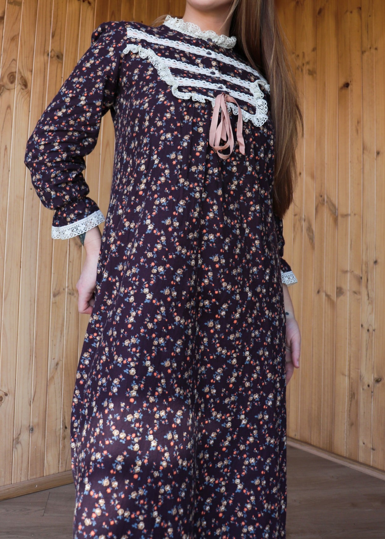 Brown Prairie Gown