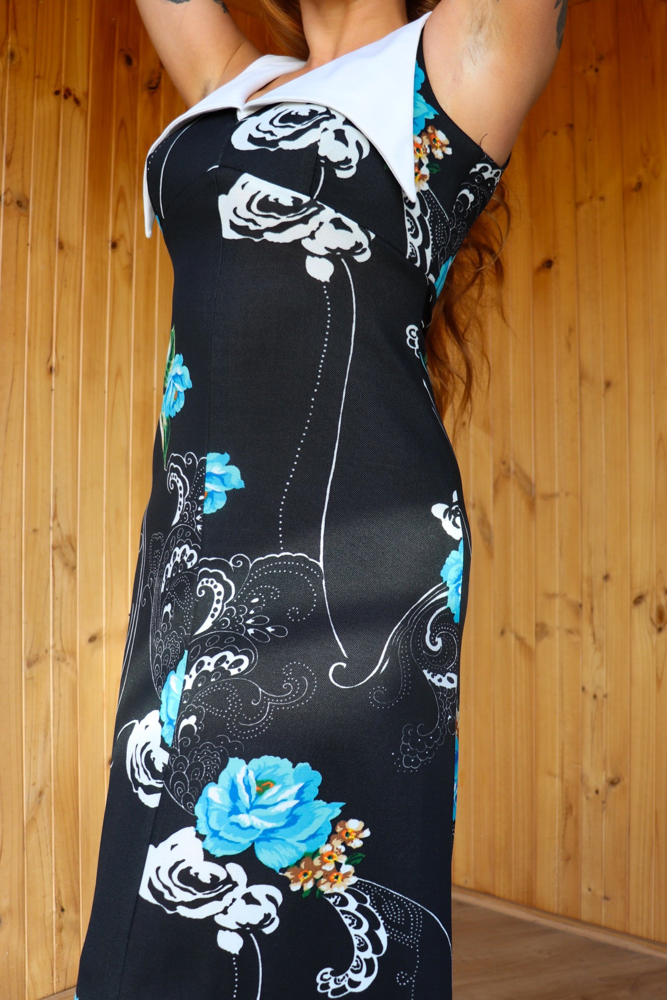 70s Mega Collar Maxi
