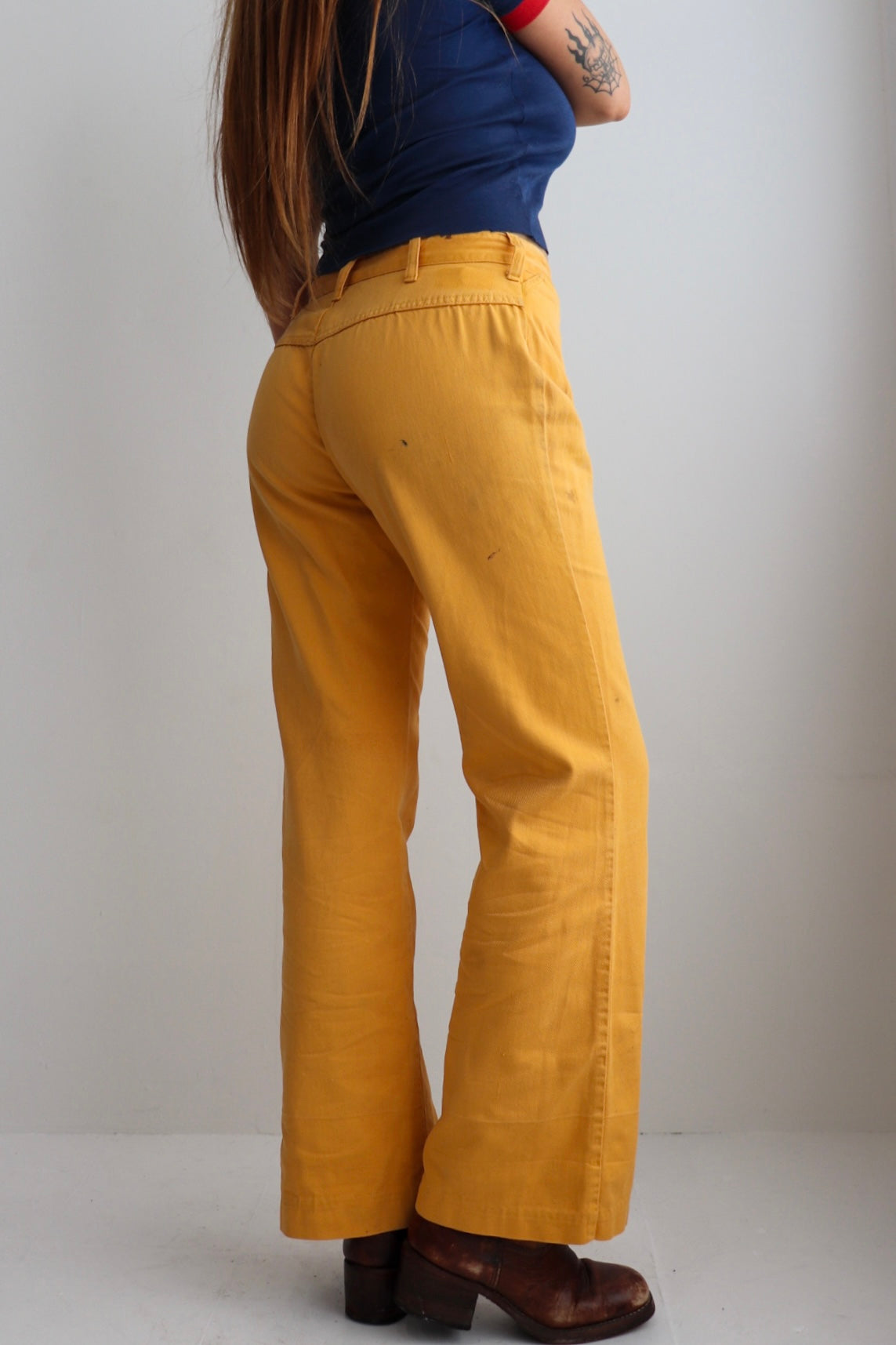 70s Amco Mustard Flares
