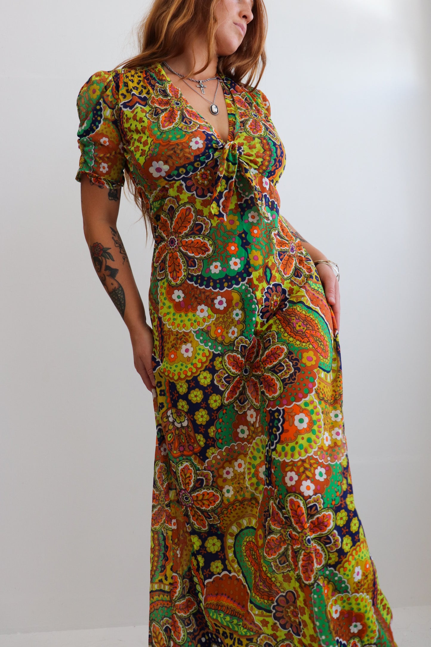 Psychedelic Dress & Top Set