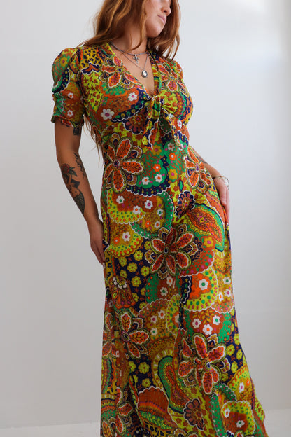 Psychedelic Dress & Top Set