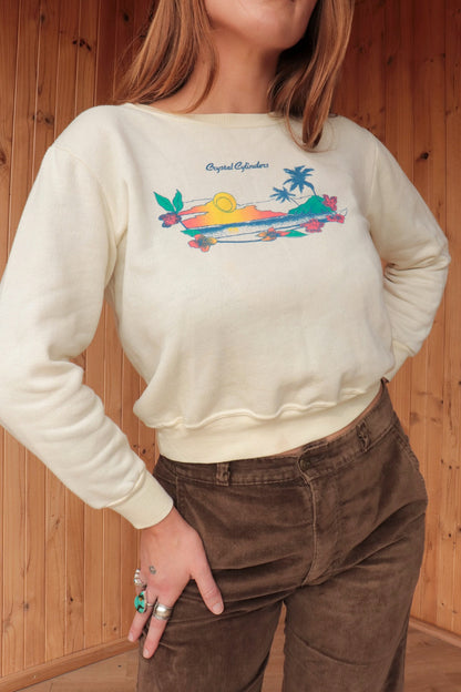 70s Crystal Cylinders Crewneck