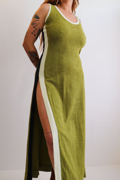 70s Terry Toweling Split Maxi