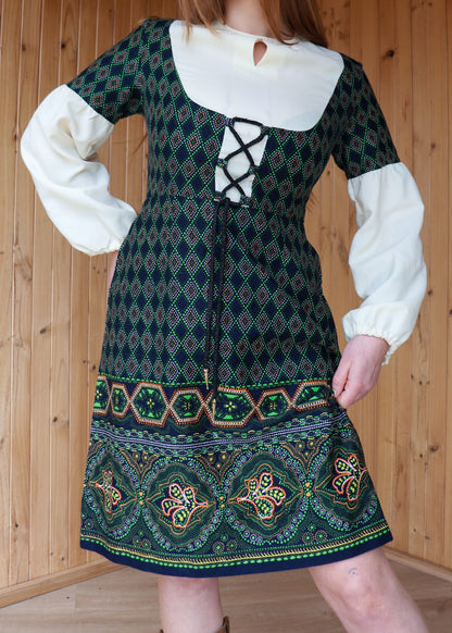 Corset Prairie Midi Dress
