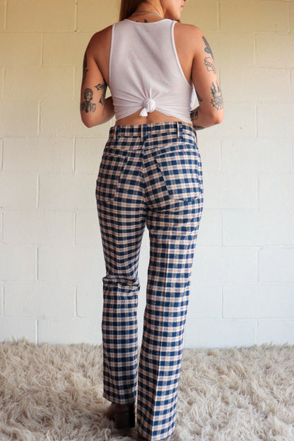 70s Tartan Levi Bootcut
