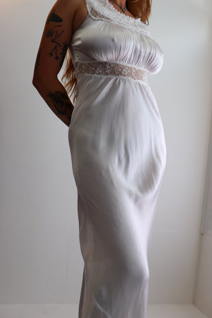 Angelic White Maxi Slip Dress