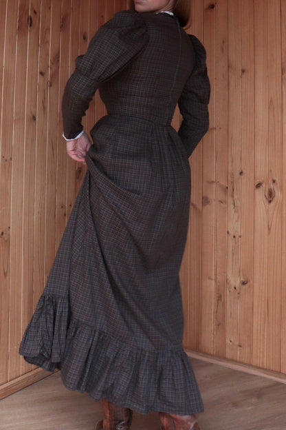 Brown Prairie Maxi Dress