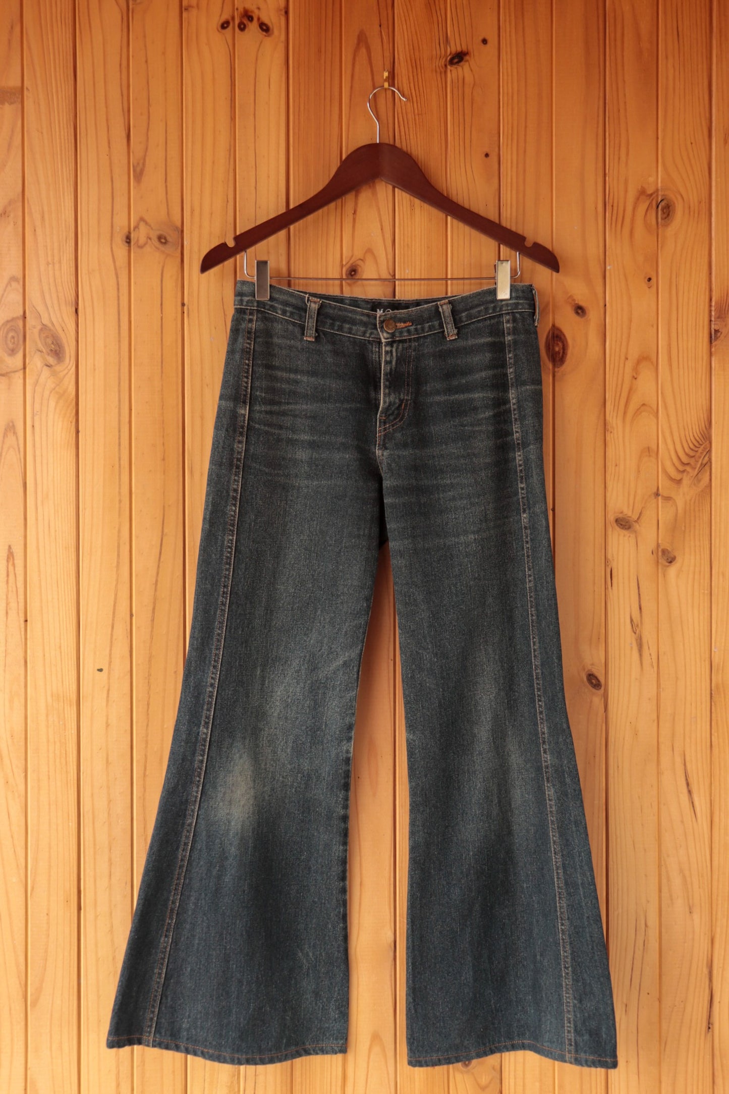 90s Denim Low Rise Flares