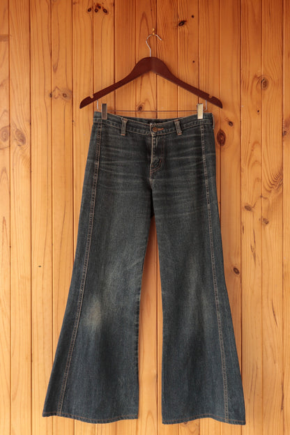90s Denim Low Rise Flares