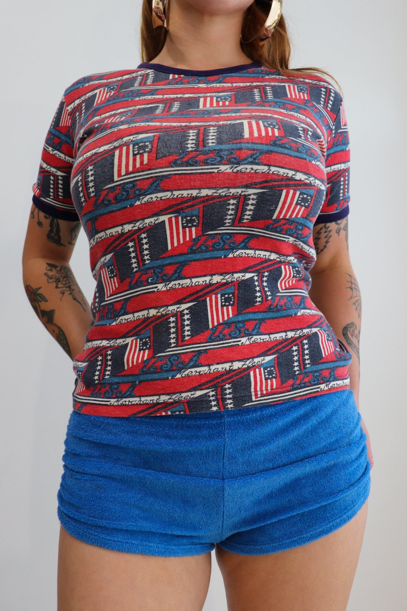 70s US Flag Tee