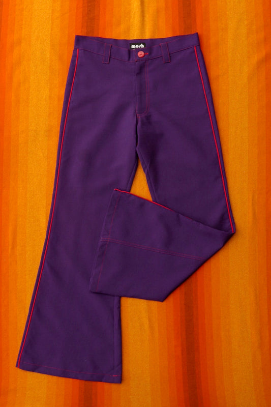 90s Disco Purple Flares