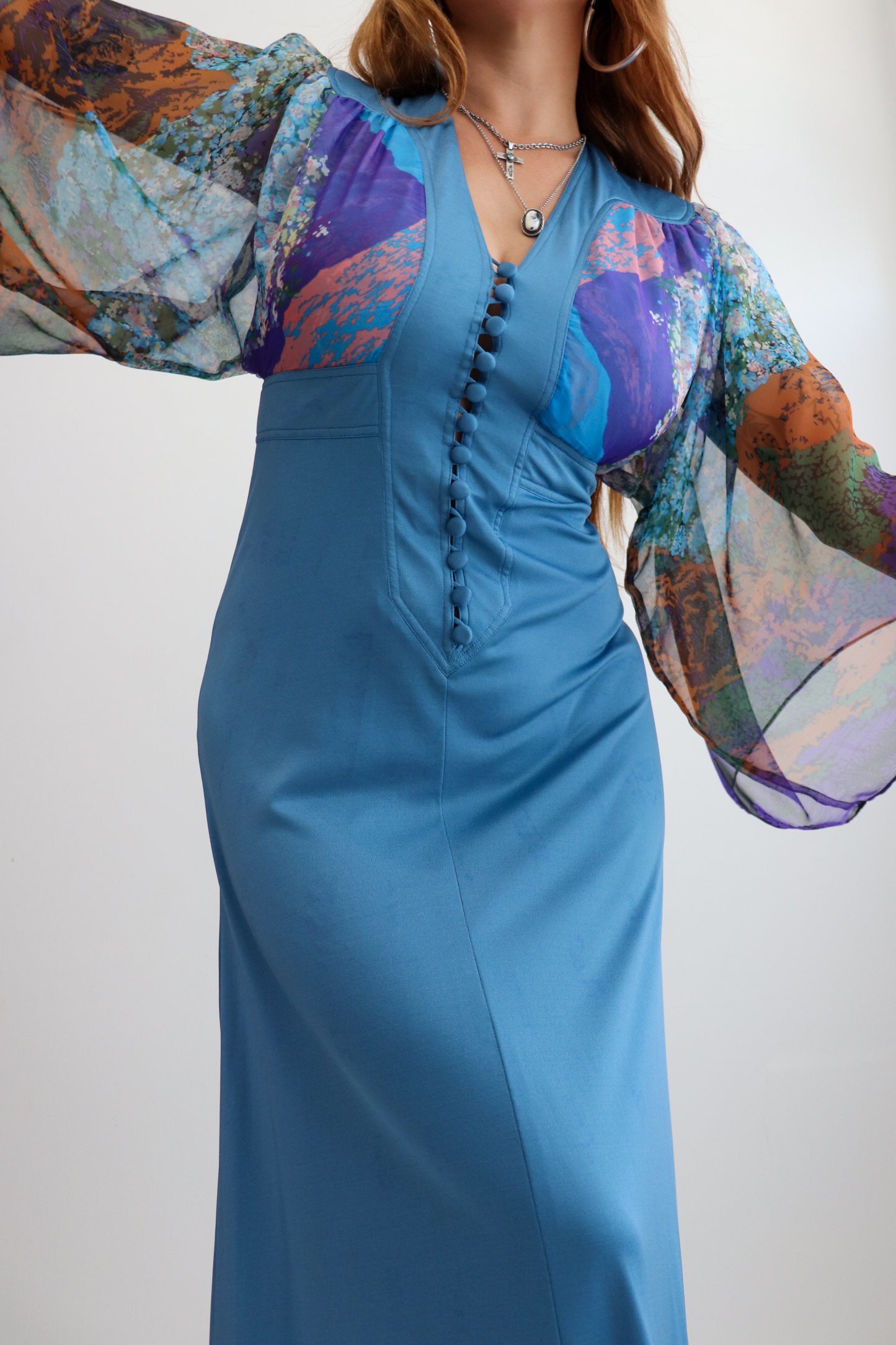 70s Butterfly Wing Maxi Prairie