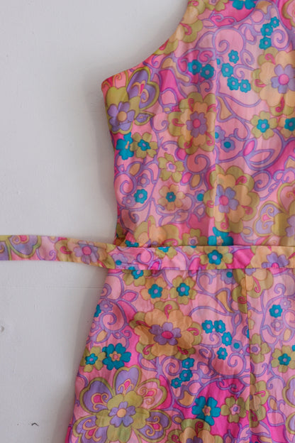 Pink Psychedelic Mega Flare Jumpsuit