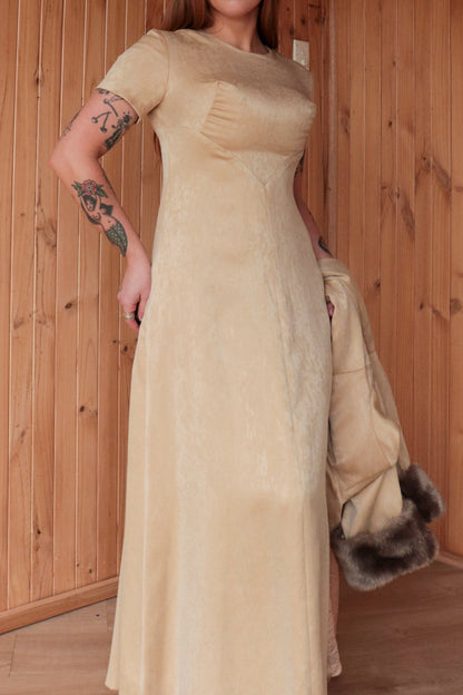 Faux Fur Coat & Dress Set