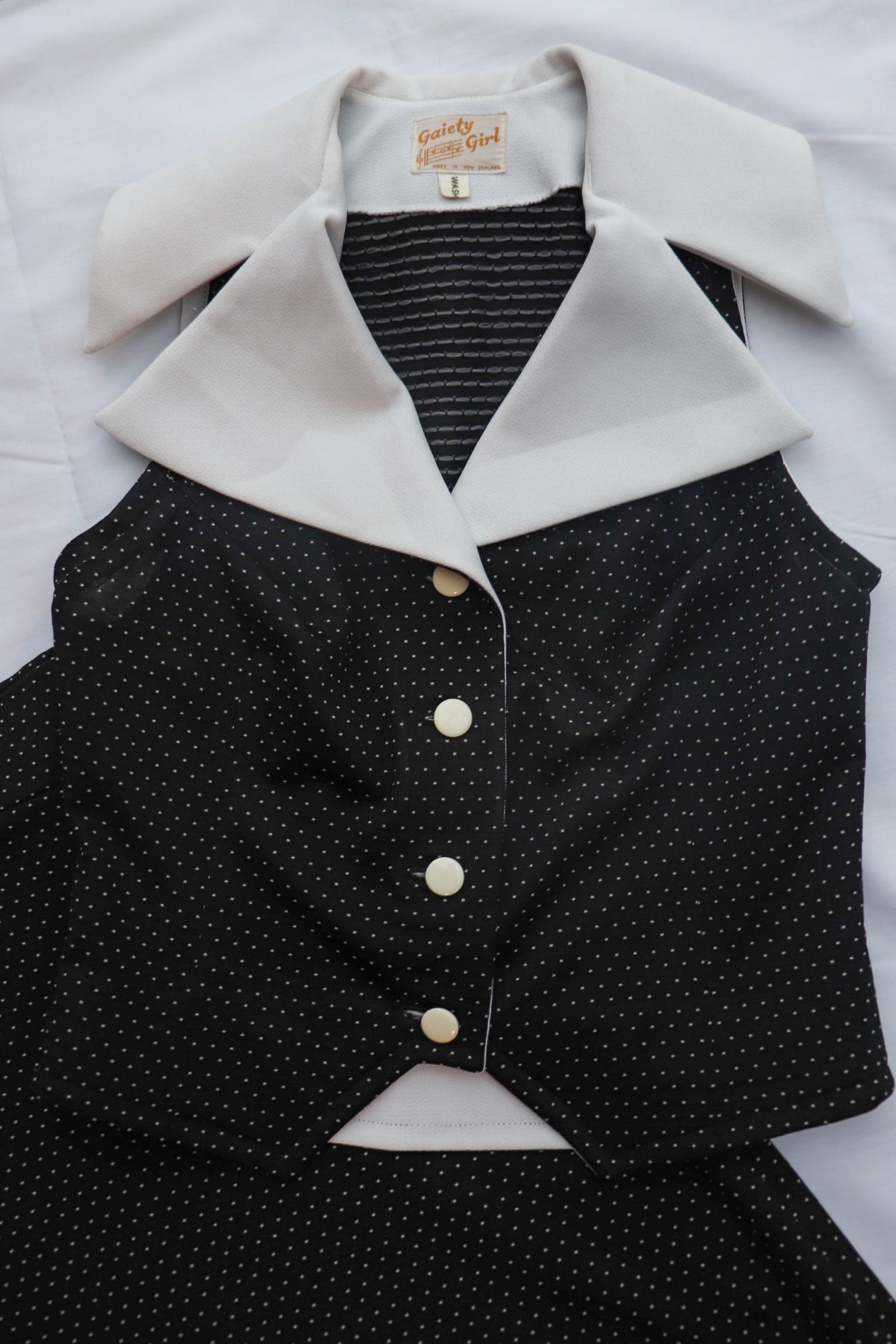 70s Polka Dot Skirt Set