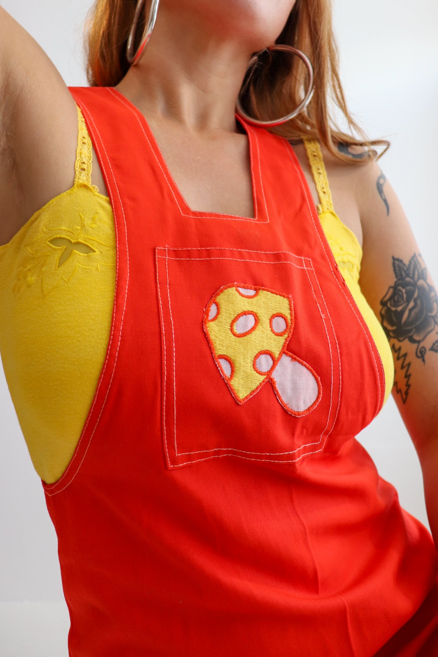 Mushroom Maxi Pinafore