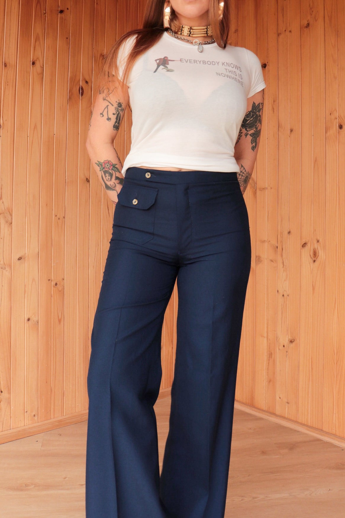 Navy Sailor Flares