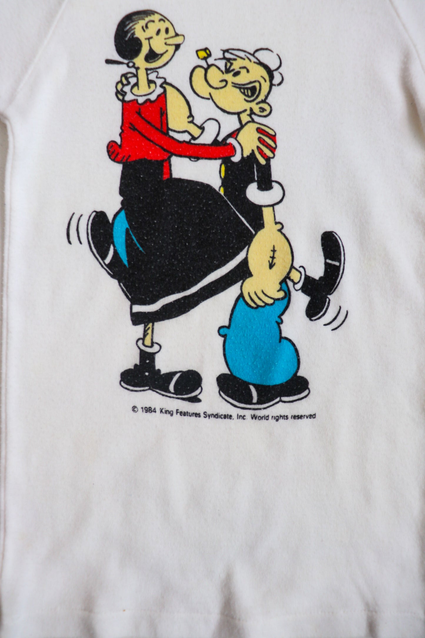 1984 Popeye & Olive Oyl  Kids Tee