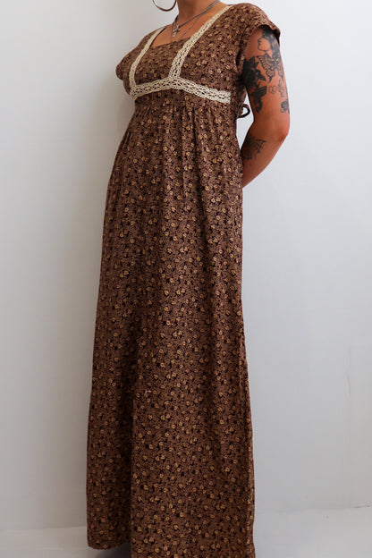 70s Brown & Cream Summer Prairie