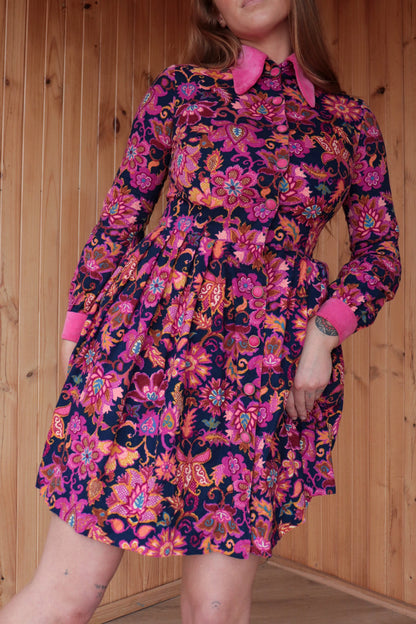 60s Velvet Paisley Two Piece