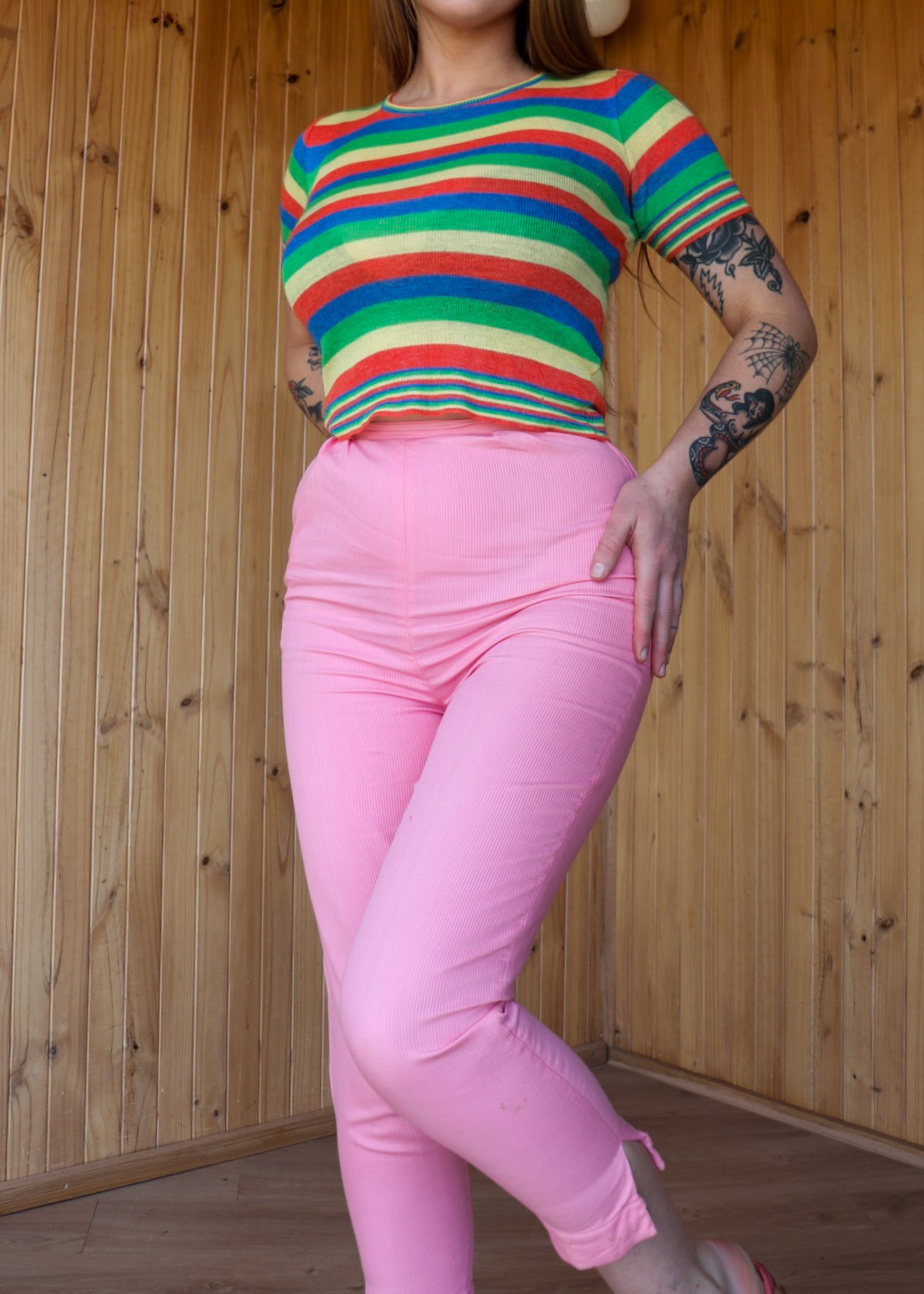 50s Bubblegum Capris