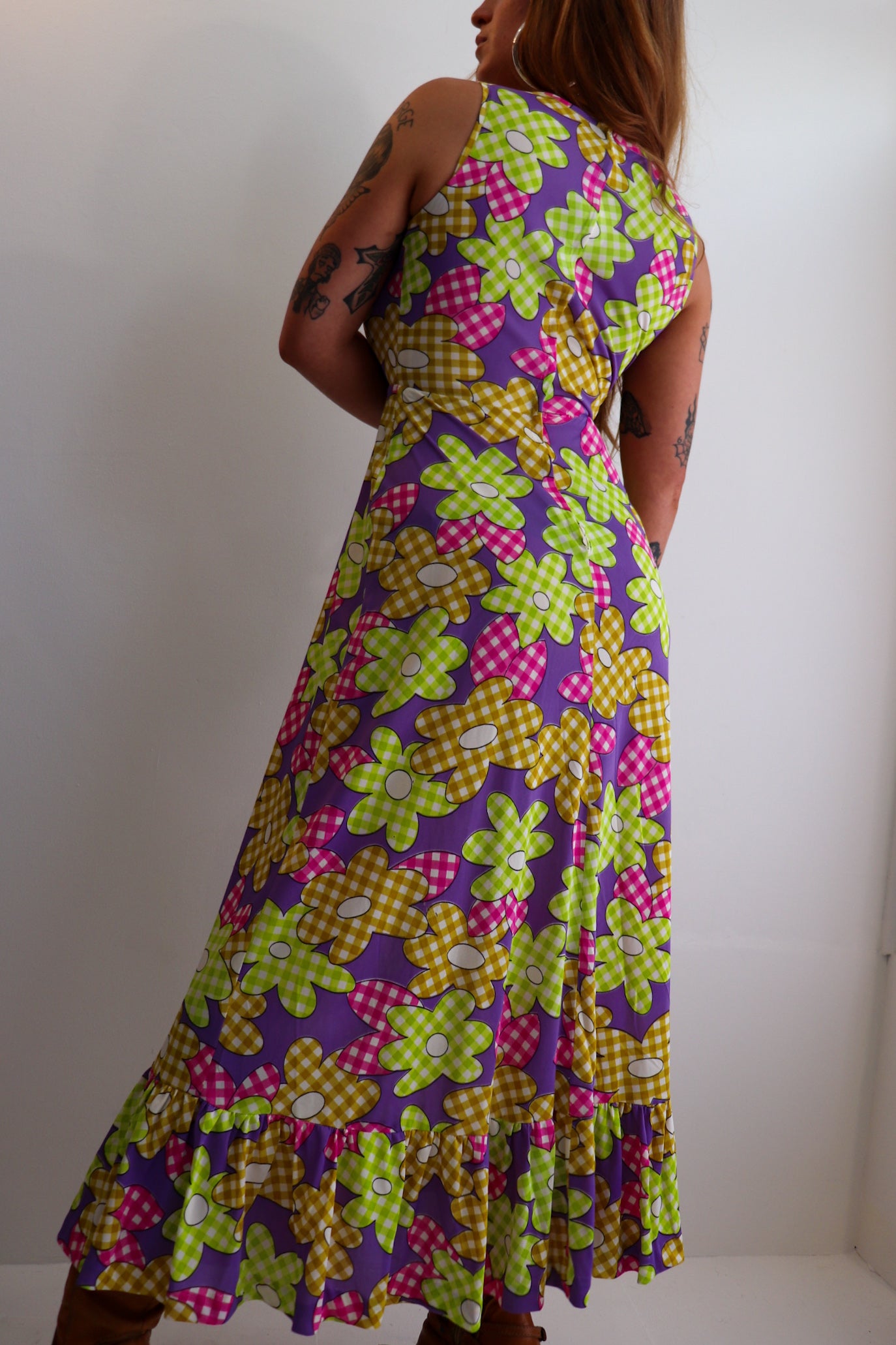 Floral Maxi Mermaid Tail Dress