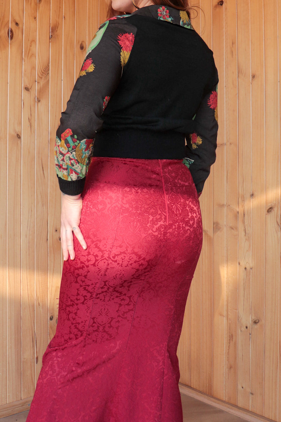 60s Patterned Blouse