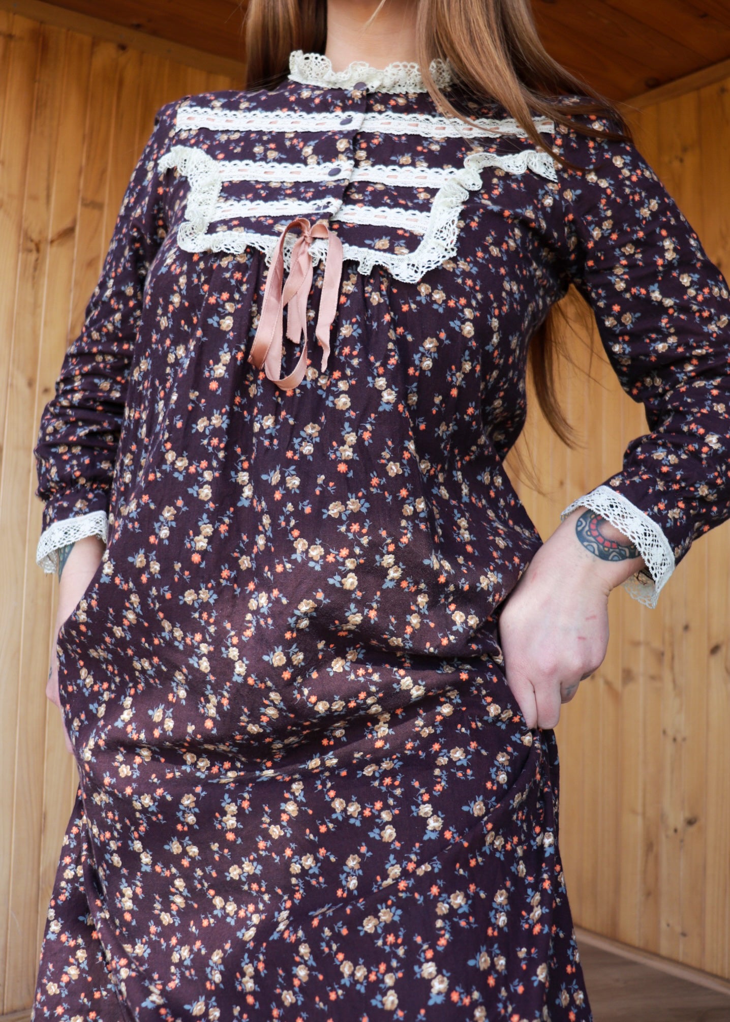 Brown Prairie Gown