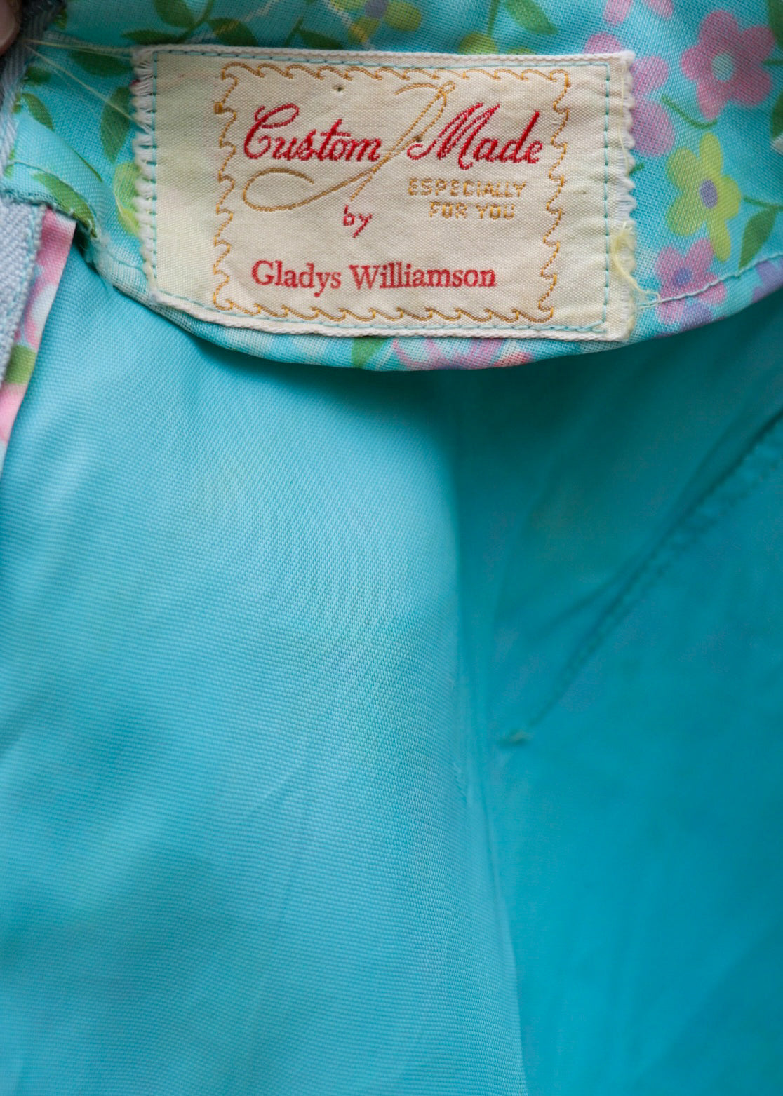 70s Floral Chiffon Prairie
