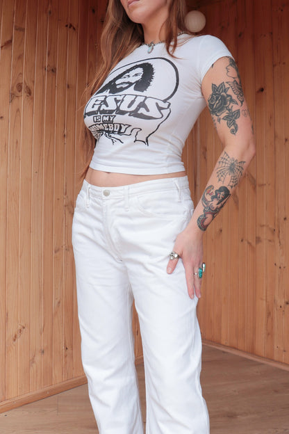 70s Amco White Flares