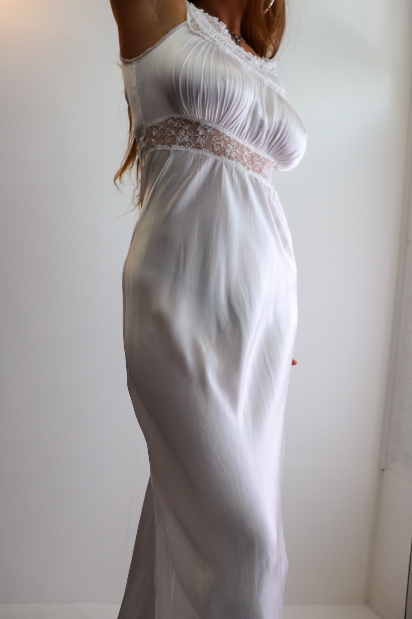 Angelic White Maxi Slip Dress