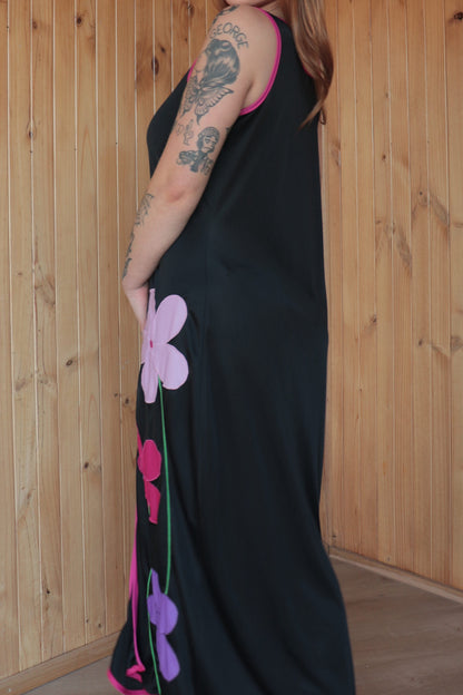 Floral Embroidered Maxi Dress
